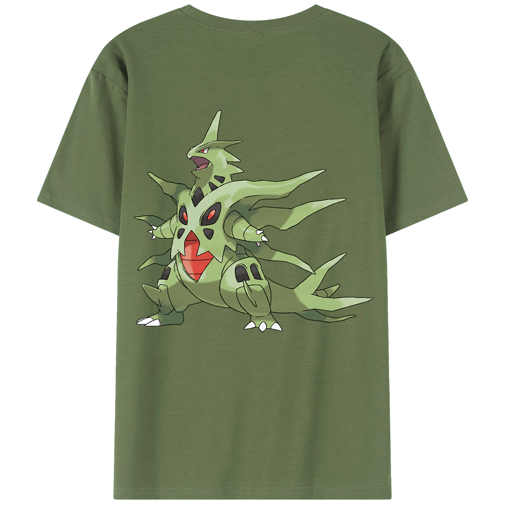 （画像用） ポケットモンスター Pokémon 綿100％ メンズ半袖Tシャツ（バックプリント） 通気性